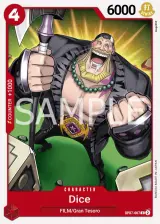 Card art for Dice (OP07-007)