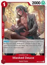 Card art for Masked Deuce (OP07-013)