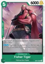 Card art for Fisher Tiger (OP07-032)