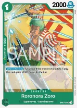 Card art for Roronoa Zoro (OP07-034)