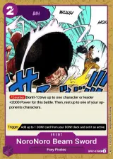 Card art for Slow-Slow Beam Sword (OP07-076)