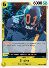 Card art for Shaka (OP07-101)