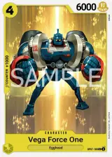 Card art for Vega Force 01 (OP07-108)