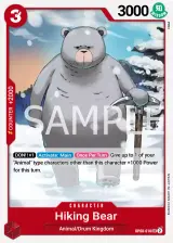 Card art for Hiking Bear (OP08-010)
