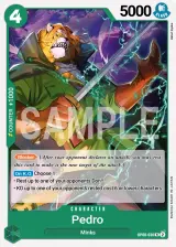 Card art for Pedro (OP08-030)