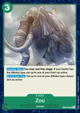 Card art for Zou (OP08-039)