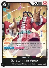 Card art for Scratchmen Apoo (OP08-087)