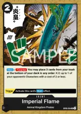 Card art for Imperial Flame (OP08-094)