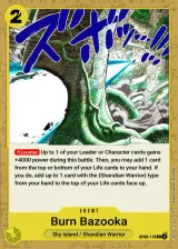 Card art for Burn Bazooka (OP08-116)