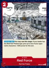 Card art for Red Force (OP09-021)
