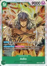 Card art for Adio (OP09-023)