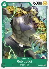Card art for Rob Lucci (OP09-038)