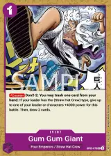 Card art for Gum-Gum Giant (OP09-078)