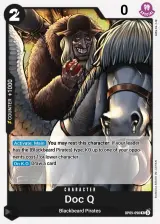 Card art for Doc Q (OP09-090)