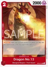 Card art for Dragon Number Thirteen (OP10-012)