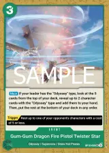 Card art for Gum-Gum Dragon Fire Pistol Twister Star (OP10-039)
