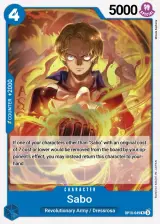 Card art for Sabo (OP10-049)