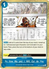 Card art for Fo...llow...Me...and...I...Will...Gui...de...You (OP10-059)