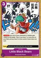 Card art for Little Black Bears (OP10-080)