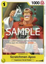 Card art for Scratchmen Apoo (OP10-108)
