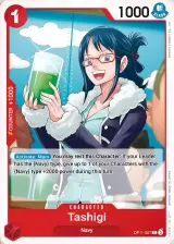 Card art for Tashigi (OP11-007)