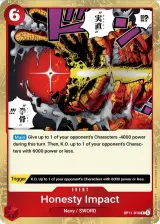 Card art for Honesty Impact (OP11-018)