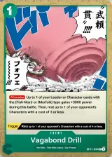Card art for Vagabond Drill (OP11-039)