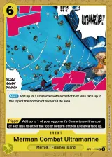 Card art for Merman Combat Ultramarine (OP11-116)