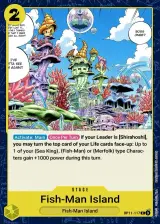 Card art for Fish-Man Island (OP11-117)
