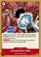 Card art for Color of Arms Haki (OP12-019)