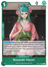 Card art for Kouzuki Hiyori (OP12-028)