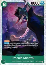 Card art for Dracule Mihawk (OP12-030)