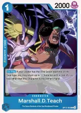 Card art for Marshall.D.Teach (OP12-054)