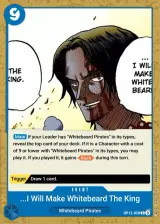 Card art for I Will Make Whitebeard the King of the Pirates (OP12-058)