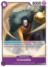 Card art for Crocodile (OP12-069)