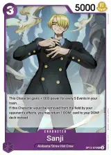 Card art for Sanji (OP12-070)