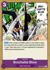 Card art for Brochette Blow (OP12-078)