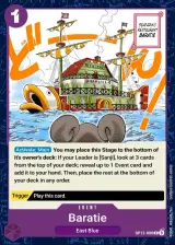 Card art for Baratie (OP12-080)
