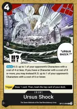 Card art for Ursa Shock (OP12-096)
