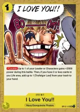 Card art for I Love You!! (OP12-115)