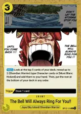 Card art for We&#39;ll Ring the Bell Waiting for You!! (OP12-116)