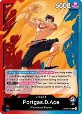 Portgas.D.Ace leader card