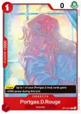 Card art for Portgas.D.Rouge (OP13-014)