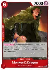 Card art for Monkey.D.Dragon (OP13-017)