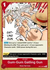 Card art for Gum-Gum Gatling Gun (OP13-021)