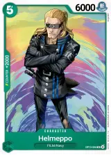 Card art for Helmeppo (OP13-036)