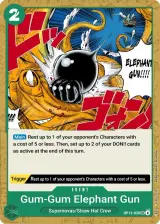 Card art for Gum-Gum Elephant Gun (OP13-038)