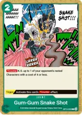 Card art for Gum-Gum Snake Shot (OP13-039)