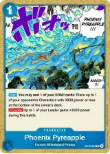 Card art for Phoenix Pyreapple (OP13-058)