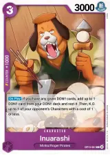 Card art for Inuarashi (OP13-061)
